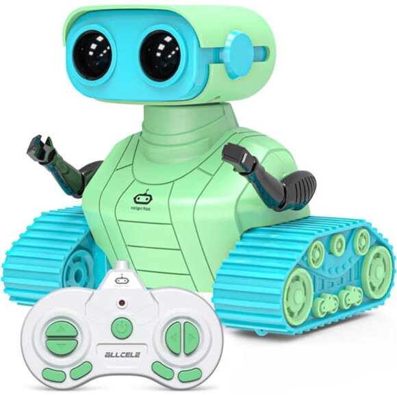 Robot Toys, Rechargeable RC Robots for Kids Boys, Remote Control Toy with Music - Picture 1 of 8